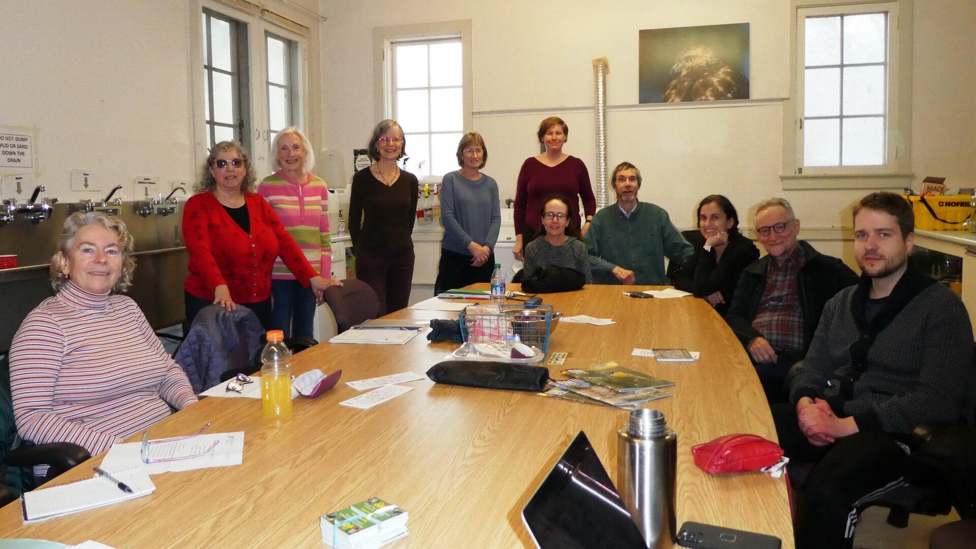 Natural Environment Ctee meeting, Apr 25,2023. Photo: Nature Centre staff