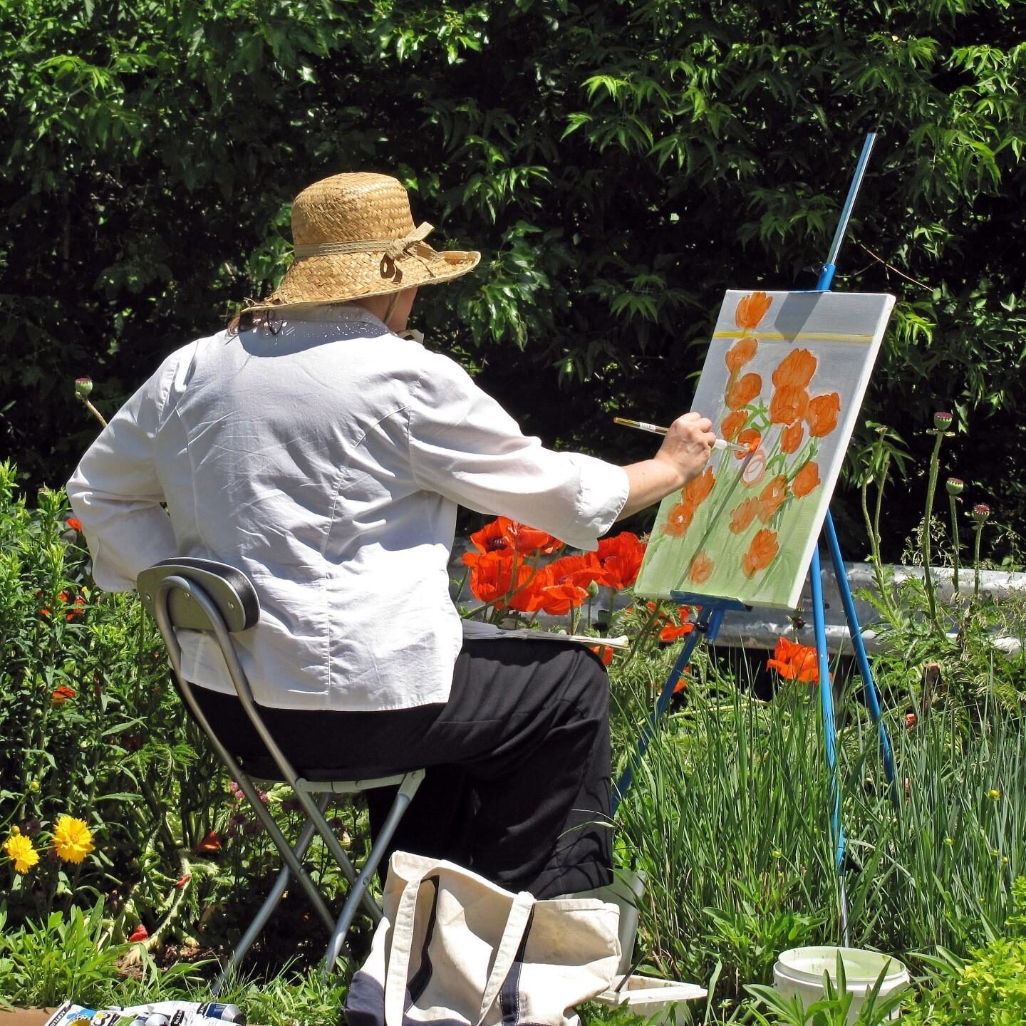 Flower Painter. Photo: Bob Yukich