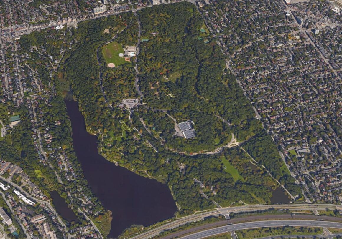 Google Map Aerial View of High Park (2018)