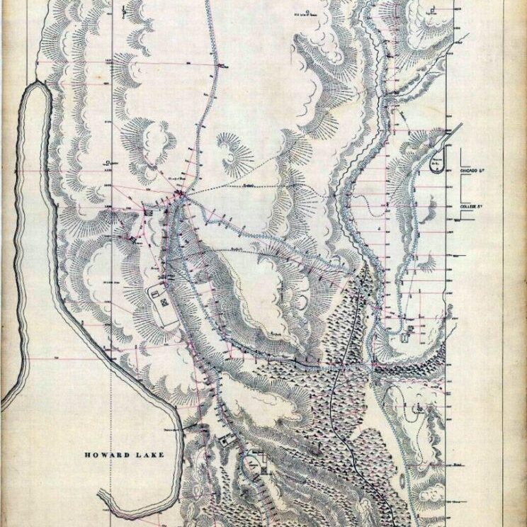 Topographical map of High Park (1895)